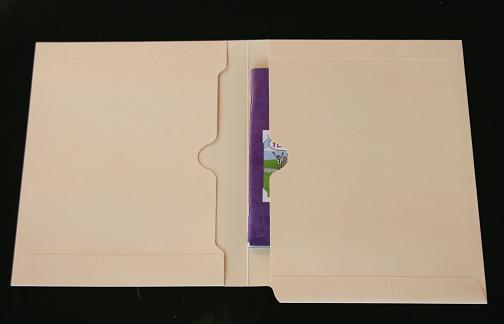 Double Pocket Folder, Letter Size, 11 Pt, Item 51122